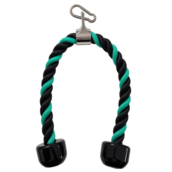 qibylift Heavy Tricep Rope Cable Attachments Cable Machine Accessories for Home Gym, Nylon Tricep Rope for Cable Machine Attachments, Pulley System Attachment, LAT Pull Down Attachment Weight Fitness
