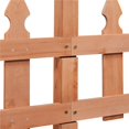 thumbnail image 5 of Topeakmart Wood picket fence for Garden, Brown, 5 of 6