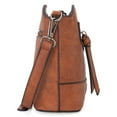 thumbnail image 5 of Wrangler Small Crossbody Bags for Women Shoulder Cute Purses and Handbags with Adjustable Strap, Brown, 5 of 7
