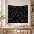 thumbnail image 4 of Animal Print Consists With Numerous Charcoal Spots Varying, Mystical Fantasy for Space Lovers, Galaxy Room Decor, Housewarming Gift, Tapestry Wall Hanging for Bedroom and Dorm, 4 of 6