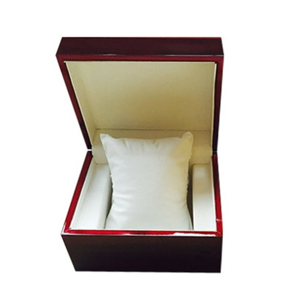 Premium Glossy Watch Box Wood/Bracelet Pillow Box Watch Box Mens Large Birthday Gift Watch Box Black Party Gift