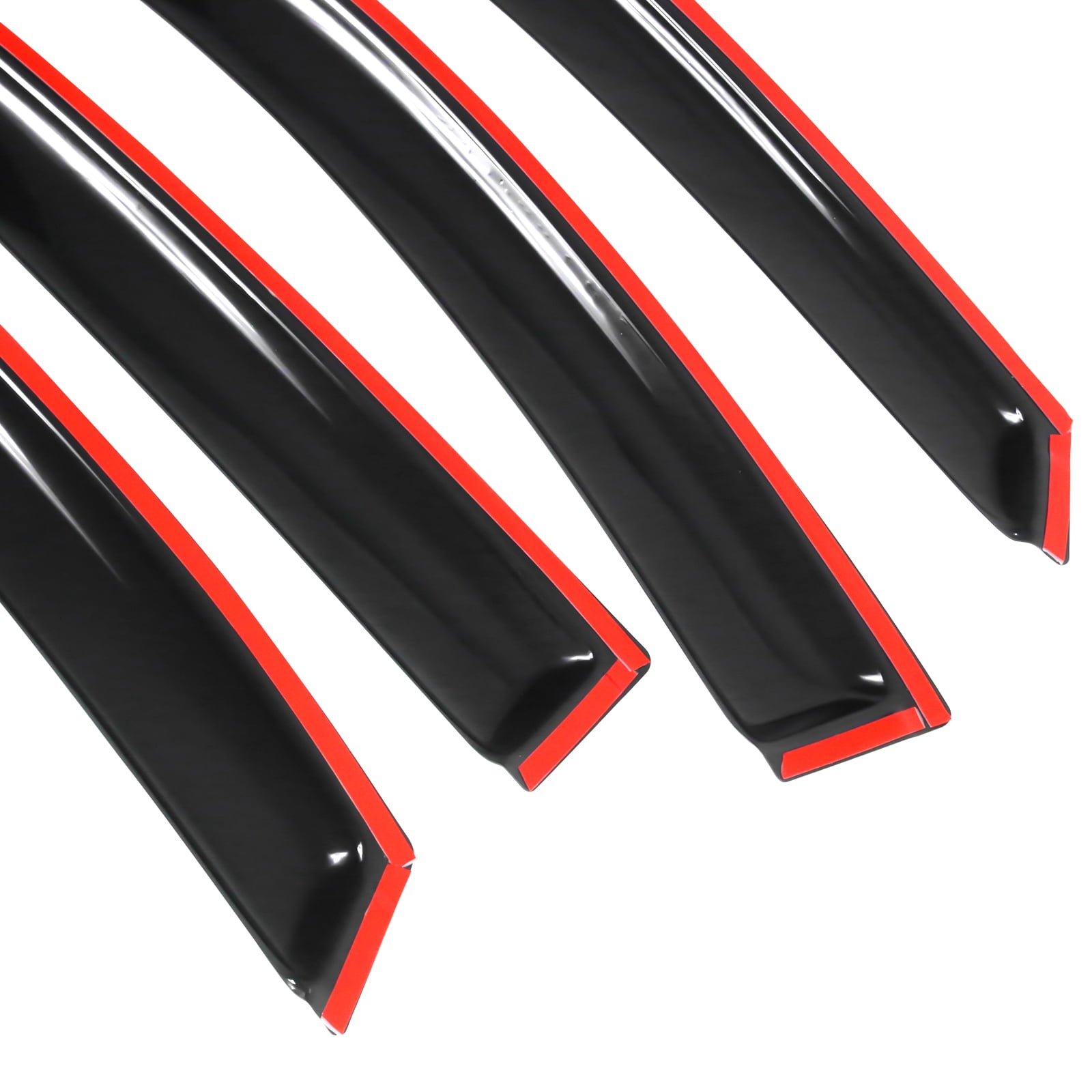 Ikon Motorsports Compatible with 06-13 Chevy Impala & 14-16 Impala Limited Sedan Acrylic Window Visors Vent Deflector Rain Guard 4Pc Set Outside Mount 2006 2007 2008 2009 2010 2011 2012 2013