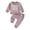 Purple, variant on Aunties Bestie Baby Clothes Gender Neutral Baby Boy Girl Long Sleeve Sweatshirt Pullover Pant Fall Solid Color Outfit (Beige, 3-6 Months)