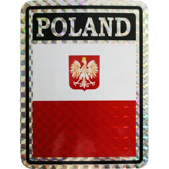 Poland Reflective Decal (Eagle)