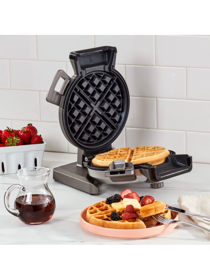 Cuisinart WAF-V100 Vertical Belgian Waffle Maker, Round, Electric