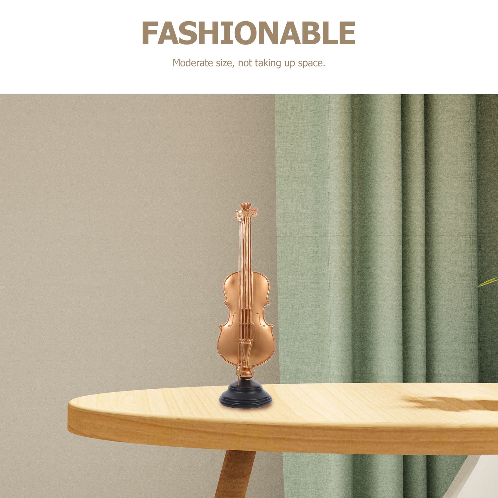 Milisten Resin Musical Instrument Model for Home and Office Decoration, Artist Desk Decor, 1 Set