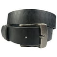 thumbnail image 1 of 1.25″ Embossed Reptile Weave Brown Buffalo Leather Belt – Canadian Crafted, 1 of 5