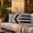 Geometric Black, variant on DecorX 2-Pack Weather Resistant 18x18 in Contemporary Outdoor Pillow Covers, Black & White Geometric