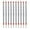 Red 0.5 Spiral style, variant on 10Pcs Replacement Pen Refills For Ballpoint Pen Metal Ballpoint Pen Refill Quick Dry 0.5mm OR 0.7mm Tip