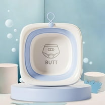 Foldable Wash Basin with 3 Compartments, Portable Collapsible Sink for Multipurpose Use, 4000ML Large Capacity Rectangular Tub for Travel Dorm and Home Organization