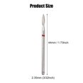 thumbnail image 2 of 10 Pcs Emery Nail Drill Bit Set for Acrylic Nails 3/32 Inch Nail Art Tools 44mm Length Red, 2 of 6