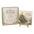 thumbnail image 2 of My Rock & My Fortress Rock Cross Sea Glass Art Kit,15cm DIY Scripture Craft Set with Wooden Easel, Strength Faith Keepsake Decor Gift for Beginners, 2 of 8