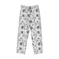 thumbnail image 4 of Xecao Hand Drawn Snake Men's Straight Lounge Pajama Pants: The Ultimate in Comfortable Sleepwear, 4 of 9