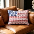 thumbnail image 6 of Fuebueo Patriotic 4th of July Decorations for Home, American Flag Throw Pillow, Woven Americana Decor for Couch and Sofa, Stars and Stripes Cushion, Gift for Mom and Grandma, 6 of 11