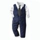 thumbnail image 1 of Conjunto de vestido para niño Vestido formal Chaleco para bebé para niño Camisa Pantalones Vestido de banquete de cuatro piezas, 1 of 5