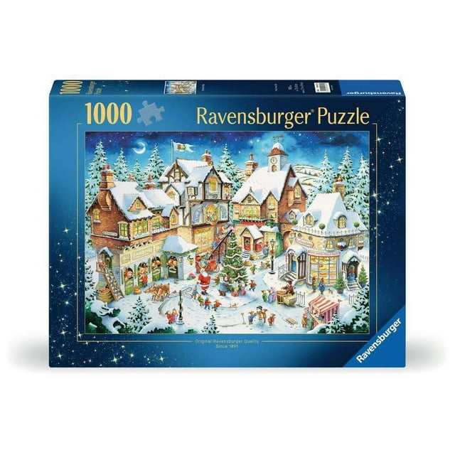Puzzle Weihnachtsdorf del 50 aniversario de Ravensburger, 1000 piezas