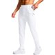 thumbnail image 1 of Pantalones deportivos Pudolla Tall para hombre con bolsillos con cremallera, color blanco 32-XXXL, 1 of 7