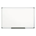 thumbnail image 2 of Bi-silque Platinum Plus Dry Erase Board - 96" Width X 48" Height - White Porcelain Surface - Silver Aluminum Frame - Film - Mount - 1 Each (cr1501170mv), 2 of 4