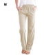 thumbnail image 3 of Minnieouse Poliéster Manténgase elegante y cómodo con estos pantalones casuales largos para mujer - Pantalones de tela de algodón transpirable Prendas para la parte inferior del cuerpo albaricoque,1 m, 3 of 6