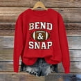 thumbnail image 2 of Womens Crewneck Sweatshirt Fleece Lined Oversized Pullover Long Sleeve Tops for Fall Winter, 2 of 6
