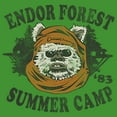 thumbnail image 2 of Boy's Star Wars: A New Hope Endor Summer Camp Graphic Tee Kelly Green Medium, 2 of 4