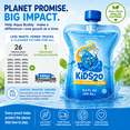thumbnail image 5 of KiDS2o Purified Water for Kids – 100% Pure Reverse Osmosis Water (8.5 oz) – Easy-Open child friendly Cap, Re-Sealable Pouches,  – Squeezable Kids Drinks, 5 of 9