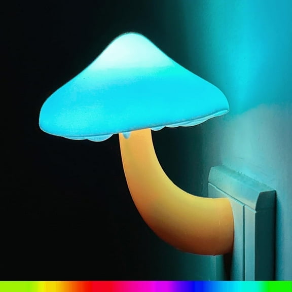 KAZGROTH Sensor LED Night Light, Color Changing Mushroom Night Light for Kids and Adults, Gift for Families and Friends