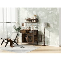 Furniture Style Dog Crate Composite Desk Hutch Pet Friendly Furniture
