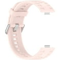 thumbnail image 4 of Fit4 Pro Smart Watch Replacement Band Durable Silicone Strap With Secure Silver Buckle Accessory, 4 of 4