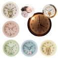 thumbnail image 2 of Reloj despertador para niños sin tictac, reloj despertador redondo con luz de dibujos animados para niños y niñas, reloj despertador de viaje, reloj despertador para estudiantes BANYUO Hogar, 2 of 2