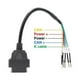thumbnail image 5 of Cable de extensión para diagnóstico automotriz con conector de puente de línea K hembra OBD OBD2 de 16 pines, cable de extensión para diagnóstico de automóviles., 5 of 5