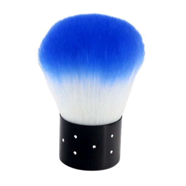 Soidarity Cepillo limpiador de polvo y cómodo para una limpieza eficaz, cepillo para polvo para decoración de uñas Pinceles de maquillaje y herramientas azul