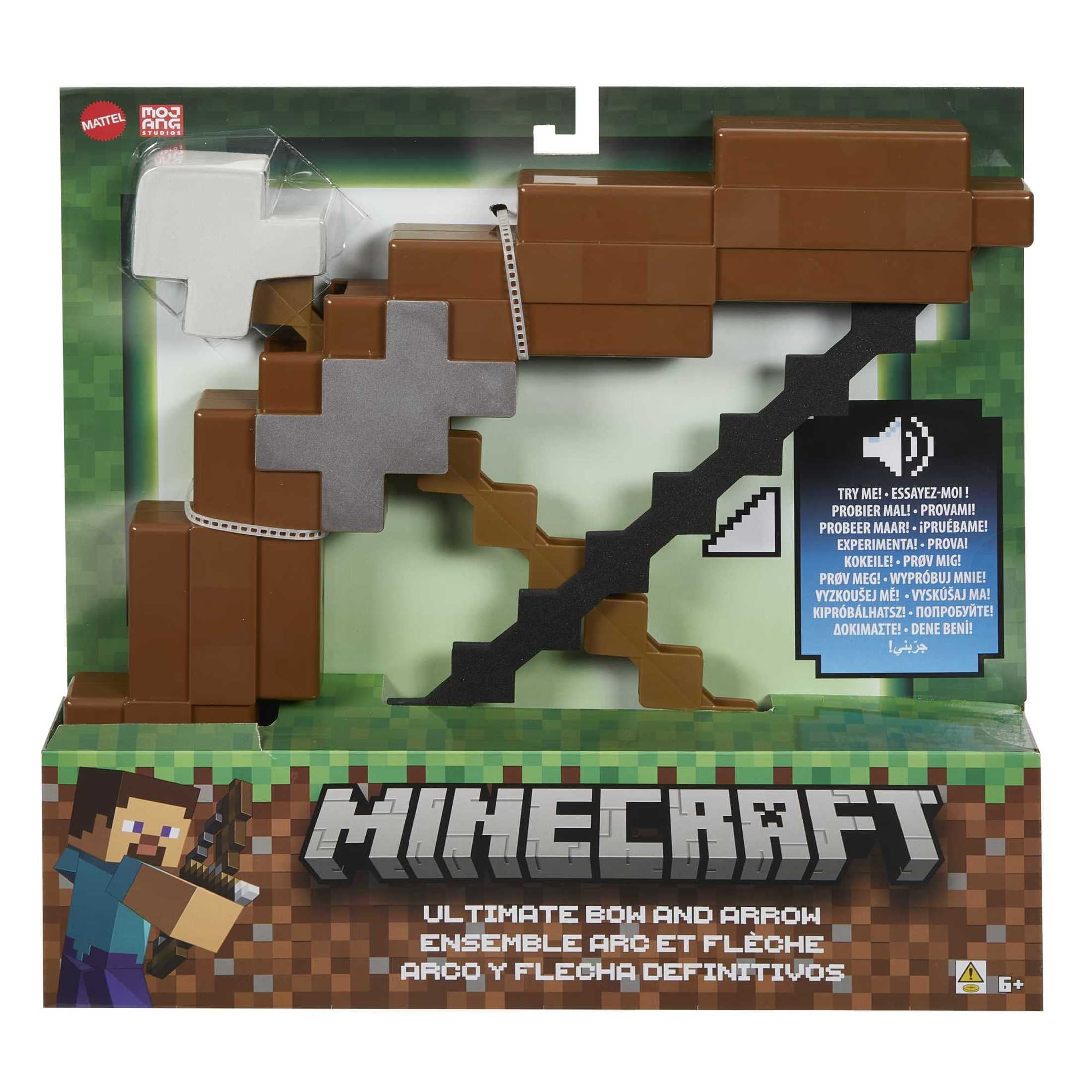 Minecraft Toys, Ultimate Bow and Arrow with Sounds, Role-play