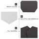 thumbnail image 4 of 12 PCS Tablero de mensajes Fieltro Hexagon Tablero de pared Memo Autoadhesivo Tablero, 4 of 4