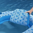 thumbnail image 5 of H2OGO! Comfort Plush Pool Lounge 70" x 46" - Blue & White, Bestway, 5 of 6