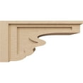 thumbnail image 3 of 12"W x 24"D x 12"H Wide Highland Rough Cedar Woodgrain TimberThane Corbel, Primed Tan, 3 of 6