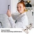thumbnail image 3 of DecoBasics (10 PCS) Full Overlay Soft Close Cabinet Hinges for Kitchen Cabinets - 105, 3 of 4