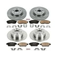 thumbnail image 3 of Power Stop Front and Rear Stock Replacement Brake Pad and Rotor Kit KOE242, 3 of 8