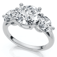 thumbnail image 3 of Pompeii Certified 3 1/2Ct Diamond Engagement Ring Lab Grown (F/G,VS1-VS2), 3 of 9