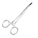 thumbnail image 5 of Pinzas para el pelo de oreja de gato y perro de acero inoxidable, abrazadera de limpieza con punta curva, 5 of 5