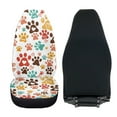 thumbnail image 4 of Uorisanigo Car Seat Covers Set of 2, Auto Accessories Decor, Universal Soft Blanket Cloth Cute Dog Paw Seat Cover Front Set Fit for Most Automotive Truck SUV, 4 of 7