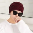 thumbnail image 5 of Fleece Lining Knitted Hat Winter Geometric Patterns Beanie Adult Unisex Winter Beanie Hat with Fleece Lining Geometric Design, 5 of 5
