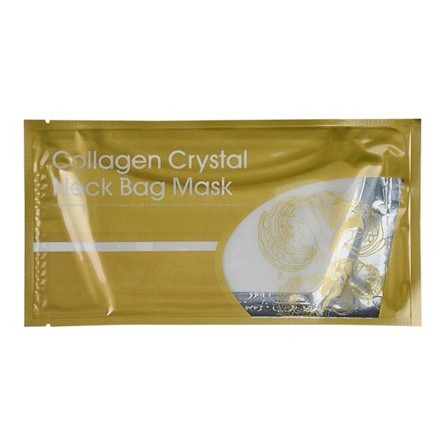 Máscara de cuello de cristal de colágeno para blanquear las arrugas antienvejecimiento parche para el cuello (marfil) Sywqhk Cuidado Belleza