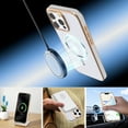 thumbnail image 4 of ELEHOLD Case for iPhone 16 Pro, Glossy Magnetic Phone Case, Shockproof Slim Cover,White, 4 of 7