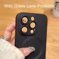 thumbnail image 5 of Fashion Matte Magnetic Soft Silicone Phone Case For Magsafe For iPhone 14 Plus 13 12 11 Pro Max Glass Lens Wireless Charge Cover, 5 of 5