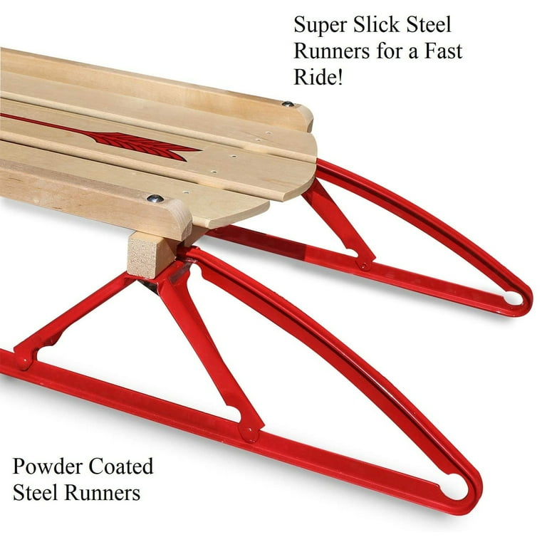 Paricon Flexible Flyer Metal Runner Steel & Wood 60