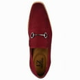 thumbnail image 4 of LIBERTYZENO Mens Classic Formal Shoes Slip On Loafers, Burgundy, 4 of 7