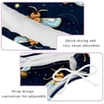 thumbnail image 3 of Starry Bees in the Sky Detachable Sponge Adjustable Strap Bikini Set Two-Pack - Ideal for Beach & Pool Parties, 3 of 6