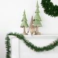 thumbnail image 2 of Northlight Pre-Lit LED Battery Operated Pine Christmas Garland - 18' x 3" - Warm White Lights, 2 of 5