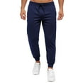 thumbnail image 2 of Men's Joggers with Slim Fit and Breathable Stretch Fabric, Adjustable Waist and Handy Pockets Suitable for Travel, Running, Gym Training, Sports or Relaxing Everyday Wear, 2 of 4